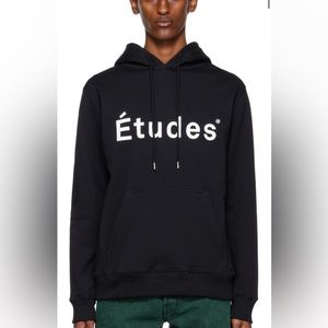 NWT etudes men’s small women’s medium black hoodie
